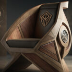 Individuelle Sitzmöbel / Statement-Möbel von holzmanufaktur-kruse.de mit Logo-Emblem