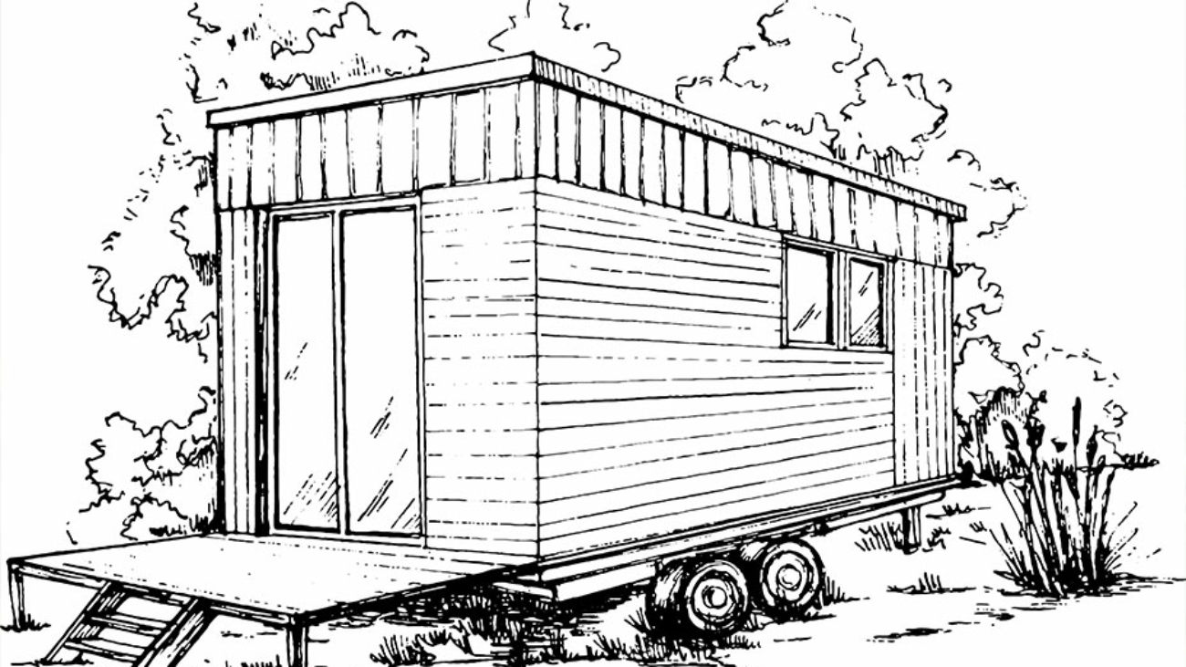 Tiny-House-Bau-Konstruktion